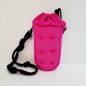 NWOT Marshall Columbia Plush Padded Pink Drawstring Shoulder Bag